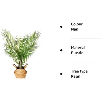 Large Artificial Palm Tree In Pot Fake Faux Plant, 8 of 10