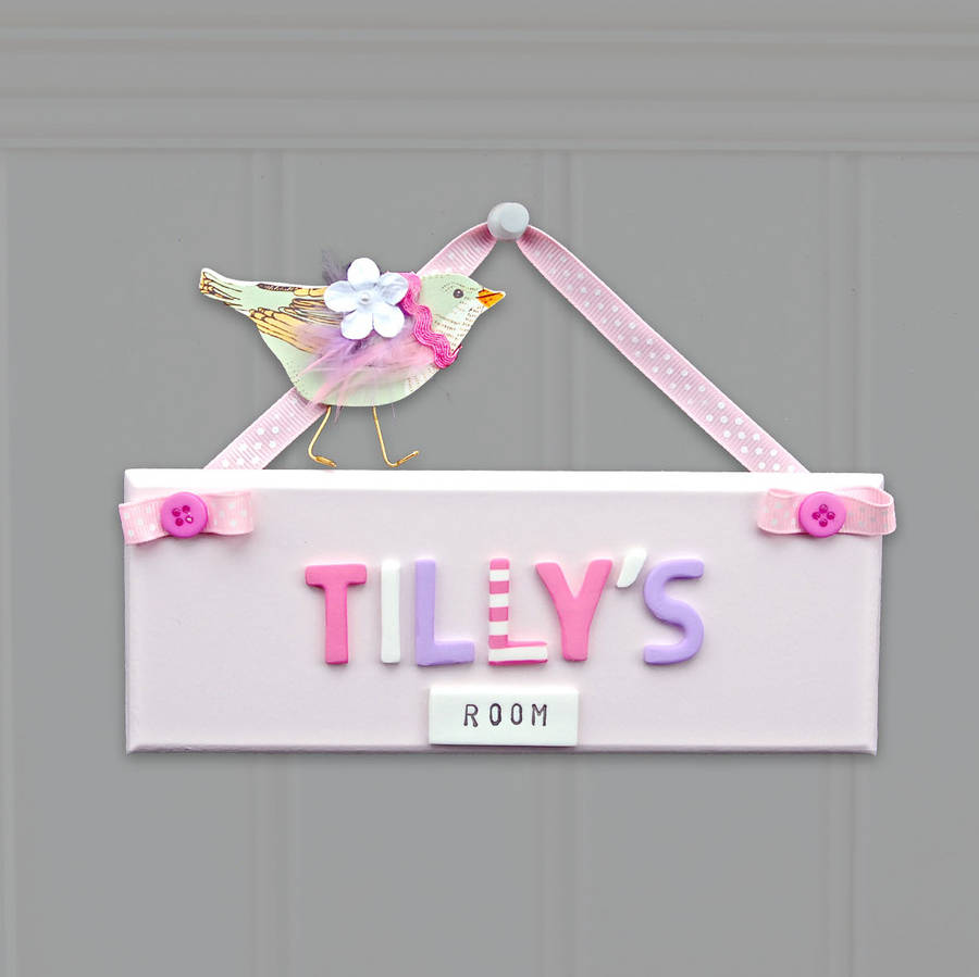 personalised children's door sign by littlebumpkins ...