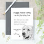 Personalised Labrador Father's Day Card From The Dog, thumbnail 1 of 4