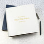 Personalised Large Leather Wedding Guest Book, thumbnail 6 of 12