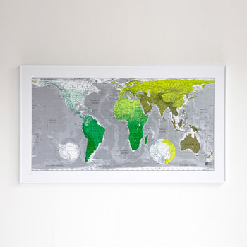 Modern World Map, 2 of 12