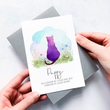 Personalised Dog/Cat Loss Thinking Of You Card, 3 of 6