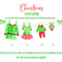 Personalised Elf Outfit Family Print, thumbnail 2 of 2