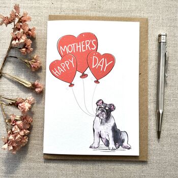 Personalised British Bulldog Happy Mother's Day Card, 2 of 3