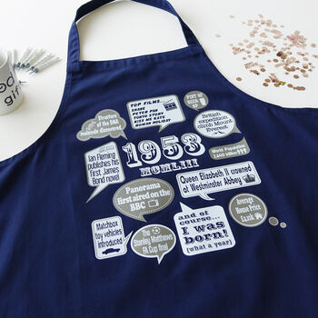 'Events Of 1953' 70th Birthday Gift Apron, 4 of 11