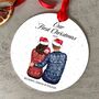 Personalised Our First Christmas Bauble – Baby’s 1st Christmas Family Ornament Keepsake, thumbnail 1 of 7