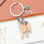 German Shepherd Personalised Keyring, Alsatian Dog Owner Gift, thumbnail 5 of 10