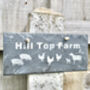 Personalised Farm Slate Sign, thumbnail 2 of 2