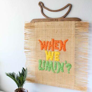 When We Limin'? Raffia Wall Hanging, 2 of 4