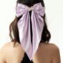 Personalised Monogram Long Hair Bow Clip, thumbnail 7 of 8