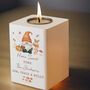 Personalised Autumn Gonk Tealight Holder, thumbnail 3 of 4
