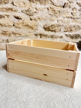 Personalised Easter Crate Name Sign Wooden Easter Box, 12 of 12