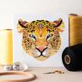 Mandala Leopard Cross Stitch Kit, thumbnail 1 of 7