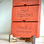 Jane Eyre Quote I Would Always Rather Be Happy Wax Melt Bar, thumbnail 2 of 4