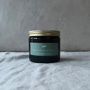 Elderflower And Gooseberry Soy Candle, 2 of 2