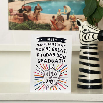 Graduation Card Class Of 2021, 2 of 4