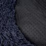 50cm Dark Grey Soft Plush Donut Dog Cat Bed Cushion, thumbnail 3 of 8