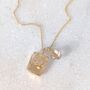 The Duo Citrine Necklace, thumbnail 2 of 11