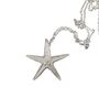 Sterling Silver Starfish Necklace, thumbnail 1 of 7