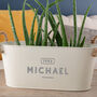 Personalised Planter Birthday Gardening Gift For Dad, thumbnail 1 of 4