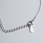 Sterling Silver Interlocking Shapes Pendant Necklace, thumbnail 3 of 5