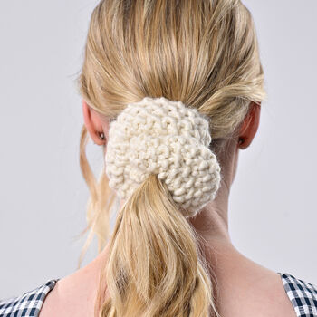 Scrunchie Duo Easy Knitting Kit, 2 of 10