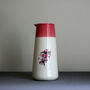 Ceramic Jug Vase Pink Daisies, thumbnail 1 of 2