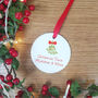 Mistletoe And Wine Christmas Tree Decoration, thumbnail 2 of 8