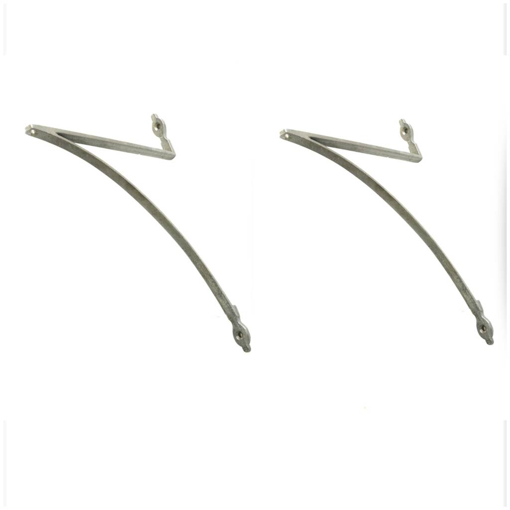 Minimalist Bracket Set Of Two Nickel Finish By Trinca-ferro 