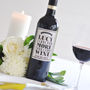 'I Love You More Than Wine' Personalised Wine, thumbnail 3 of 7