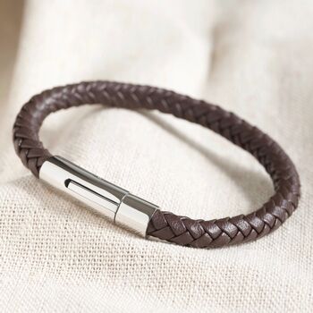 Men's Vegan Leather Bracelet, 4 of 7