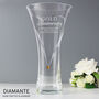 Personalised Gold Anniversary Diamante Heart Vase, thumbnail 5 of 5