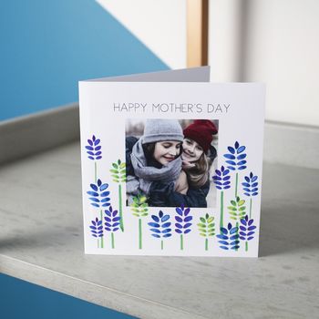 Happy Mother's Day Floral Photo Card, 3 of 4