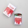 Kawaii Christmas Pudding Mini Cross Stitch Kit, thumbnail 2 of 12