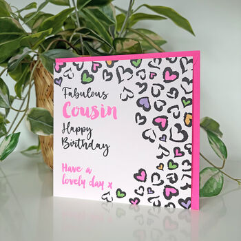 Leopard Love Cousin Birthday, 2 of 2