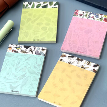 Set Of Four Mini Wildlife Notepads, 6 of 11