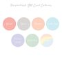 Sterling Silver Initial Birthstone Stacking Ring Set, thumbnail 6 of 8