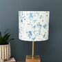 Azure Blue Abstract Paint Splat Lampshades, thumbnail 1 of 6