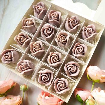Roses Chocolate Box, Handmade Flowers Present, 4 of 9