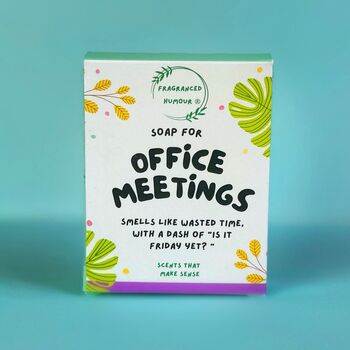 Office Meetings Novelty Soap Gift For Colleagues, 5 of 5