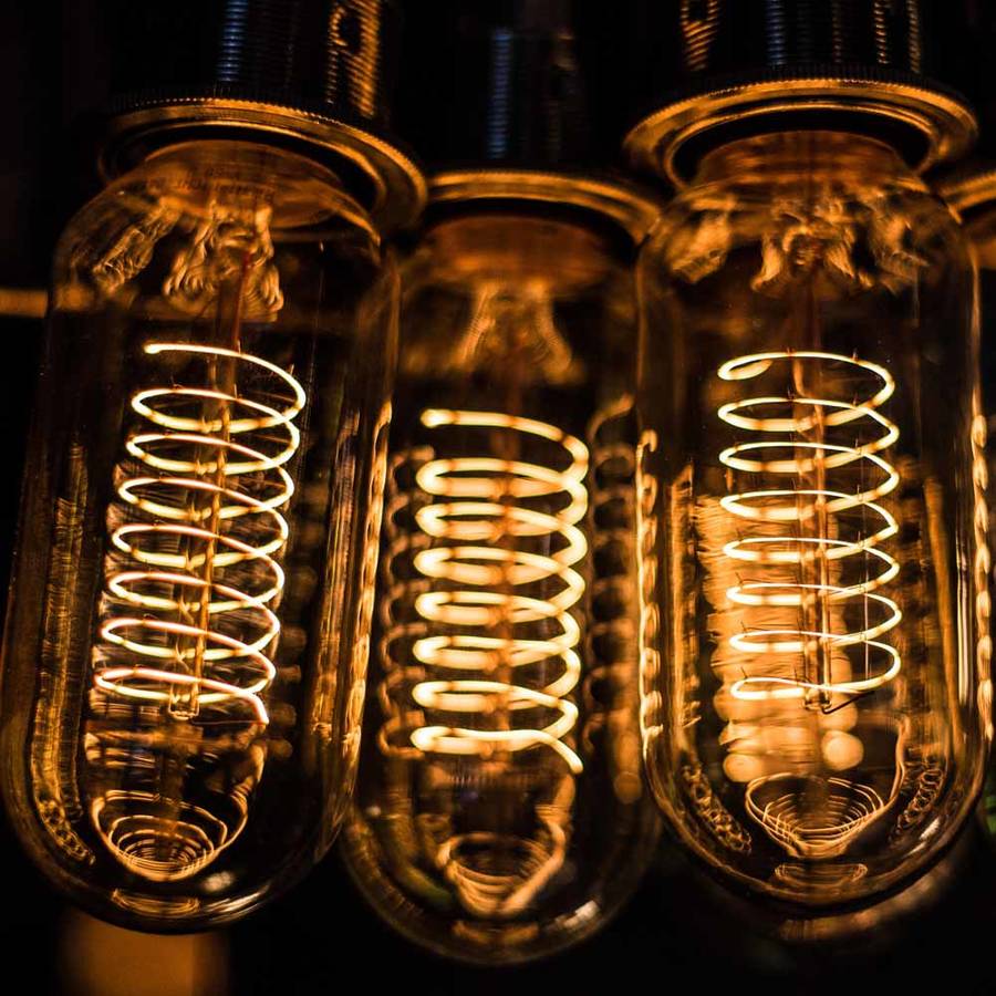 traditional filament short tube light bulb by factorylux