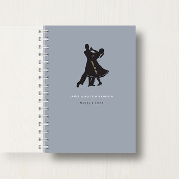 Personalised Ballroom Dancing Lovers Notebook, 8 of 8