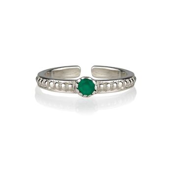 Lalita Green Onyx Midi Ring Or Toe Ring, 4 of 10