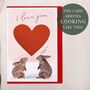 Scratch To Reveal Proposal Greeting Card Bunny Rabbits, thumbnail 2 of 4