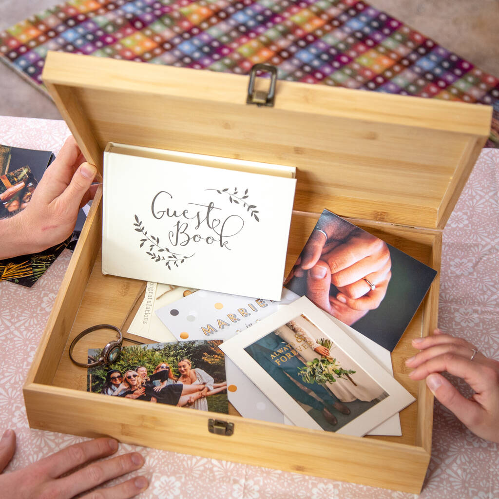 Engraved Couples Keepsake Box By Duncan Stewart