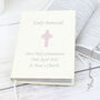 Personalised Pink Cross Holy Bible, thumbnail 3 of 4