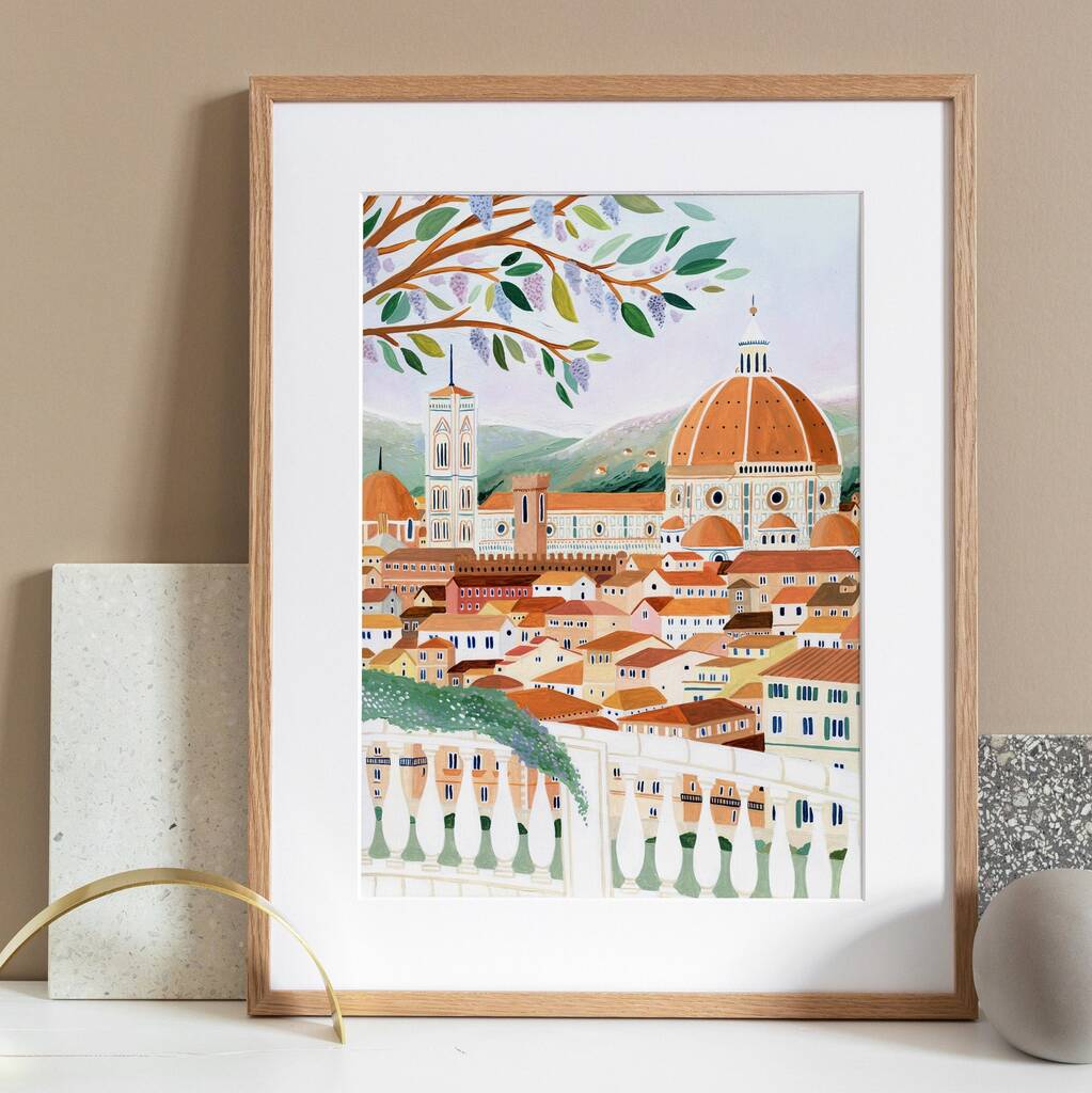 Florence, Italy Travel Art Print, 1 of 6