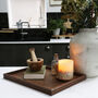 Reeded Wooden Decorative Tray, thumbnail 4 of 11