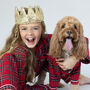 Personalised Tartan Christmas Dog Pyjamas, thumbnail 10 of 12