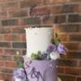 Personalised Mr And Mrs Floral Wedding Cake Topper, thumbnail 3 of 5